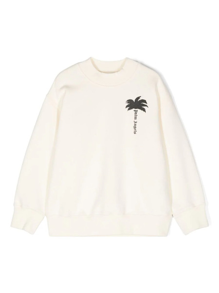  Palm Angels Kids Sweat The Palm - Tons Neutres 