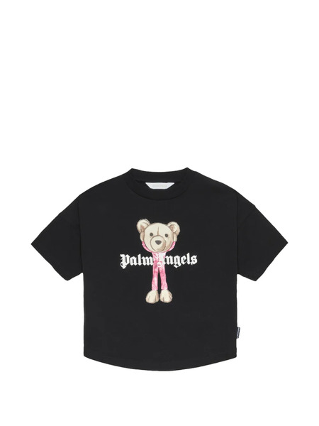  Palm Angels Kids T-shirt à Imprimé Graphique - Noir 