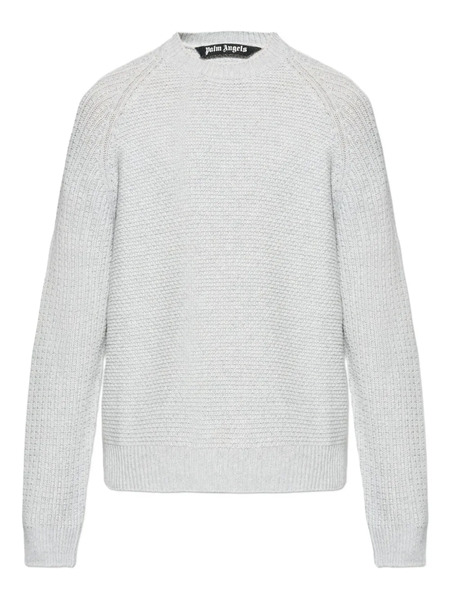  Palm Angels Pull à Manches Raglan - Gris 