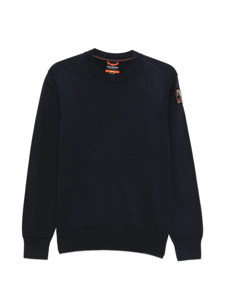  Parajumpers Pull Basic Braw à Col Rond - Bleu 