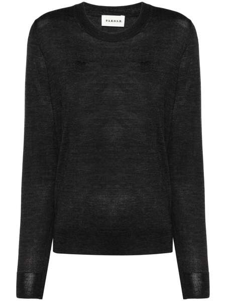  P.a.r.o.s.h. Pull En Maille Fine - Gris 