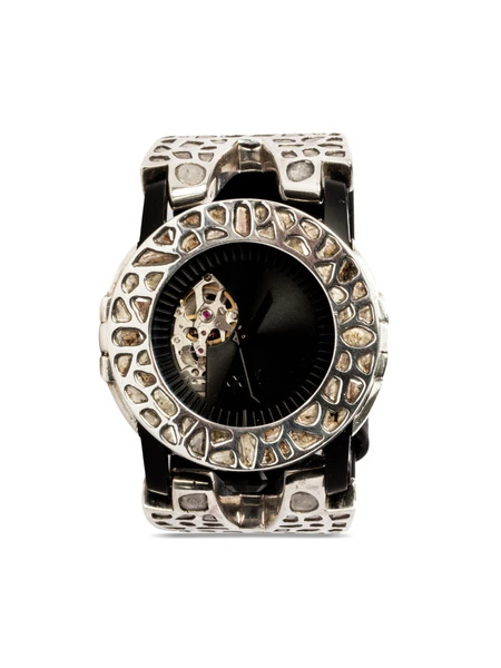  Parts Of Four Montre P4—fob Watch #156 41 Mm - Argent 