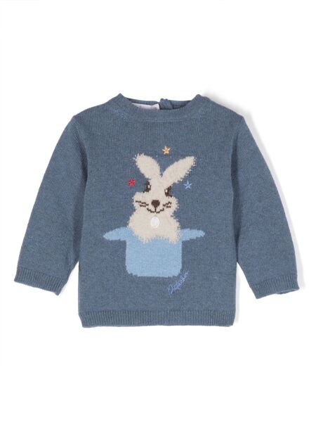  Patachou Pull à Motif Graphique - Bleu 
