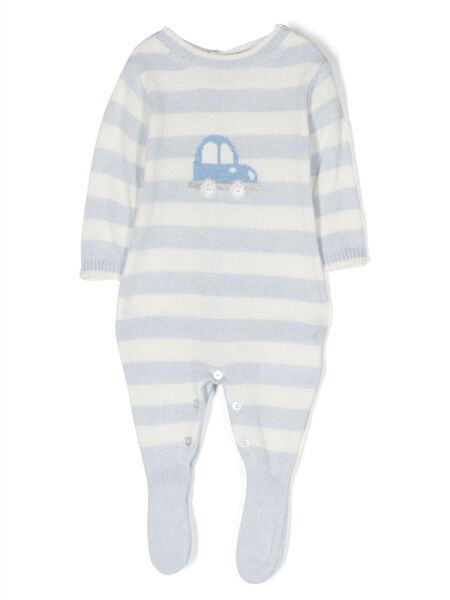  Patachou Pull à Rayures En Intarsia - Bleu 