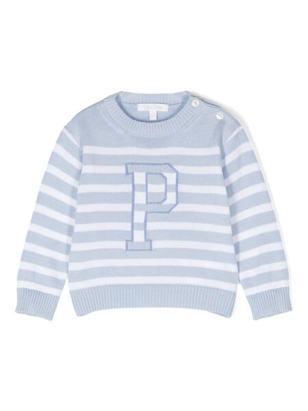  Patachou Pull En Coton à Rayures - Bleu 