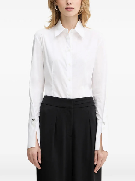  Patrizia Pepe Chemise Blanche Boutonnée 