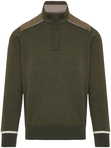  Paul & Shark Pull En Maille Fine - Vert 