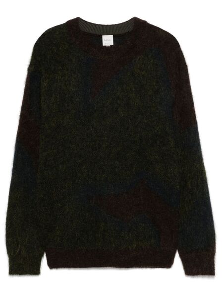  Paul Smith Pull à Effet Brossé - Marron 