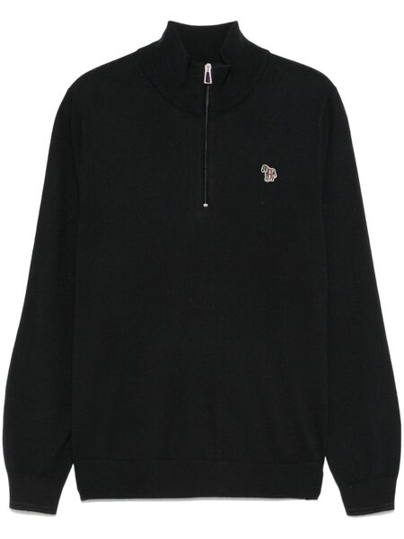  Paul Smith Pull à Patch Zèbre - Noir 