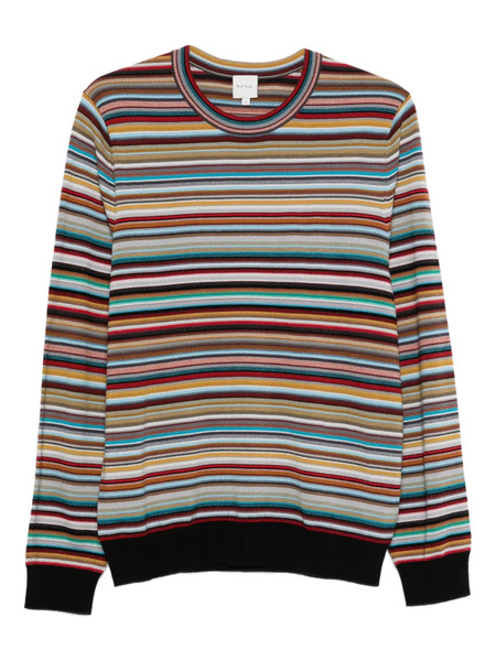  Paul Smith Pull à Rayures - Bleu 