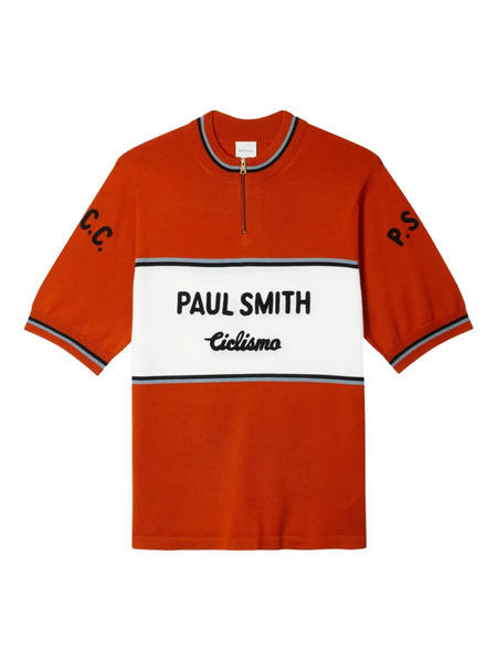  Paul Smith Pull En Laine à Rayures - Orange 
