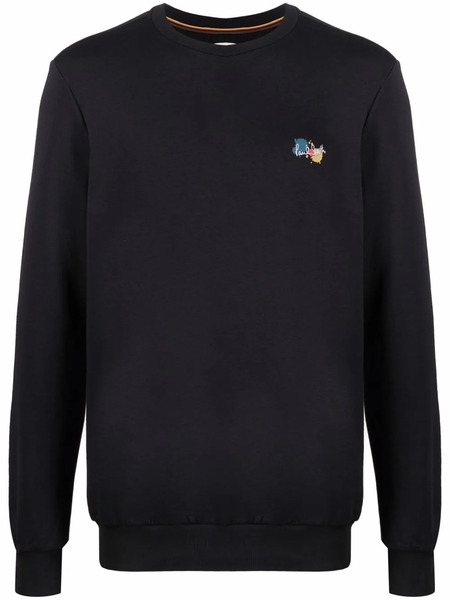  Paul Smith Sweat Imprimé à Bandes Contrastantes - Bleu 