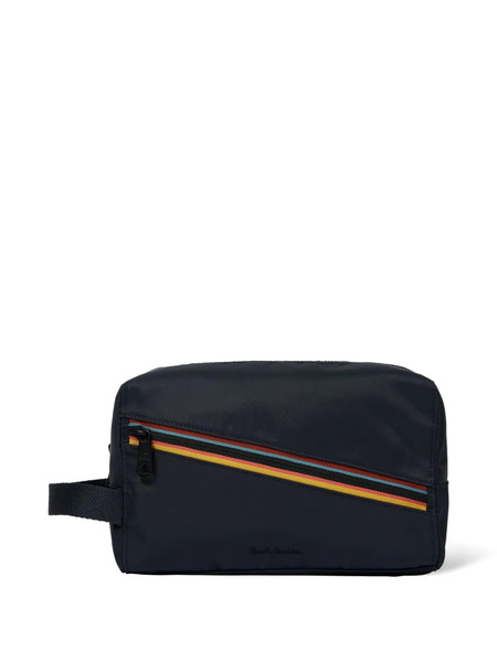  Paul Smith Trousse De Toilette à Détails Rayés - Bleu 