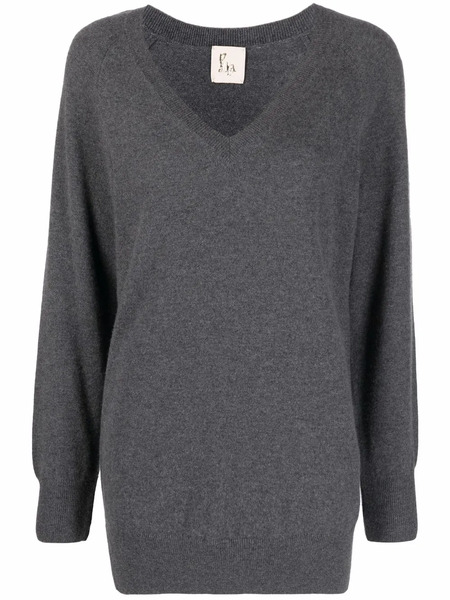  Paula Pull à Col V - Gris 
