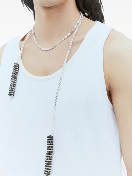  Pearl Octopuss. Y Collier Dracula à Perles - Noir 