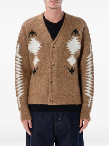  Pendleton Cardigan à Motifs - Marron 