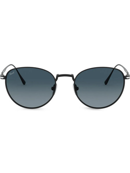  Persol Lunettes De Soleil à Monture Ronde - Noir 