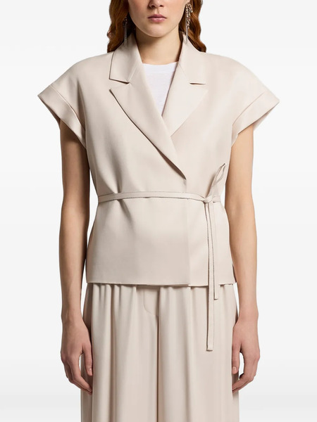  Peserico Blazer à Taille Ceinturée - Tons Neutres 