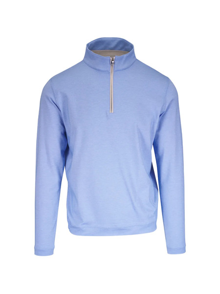  Peter Millar Pull Albatross à Col Zippé - Bleu 