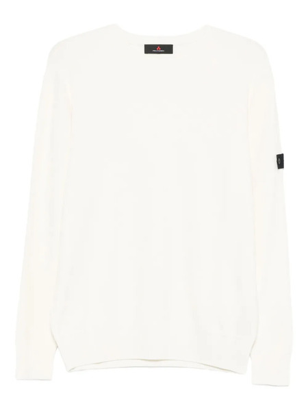  Peuterey Pull à Patch Logo - Blanc 