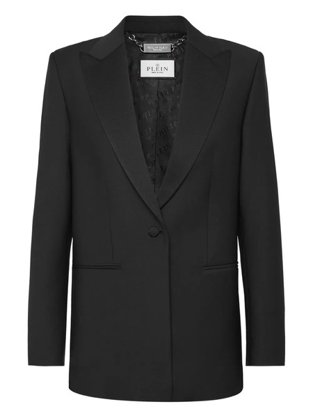  Philipp Plein Blazer à Ornements Strassés - Noir 