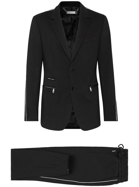  Philipp Plein Costume à Chevilles élastiques - Noir 