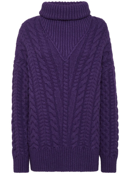  Philipp Plein Pull Skull&bones - Violet 