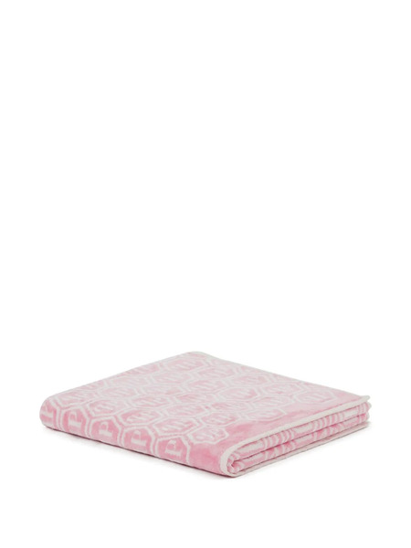  Philipp Plein Serviette De Bain à Motif Géométrique - Rose 