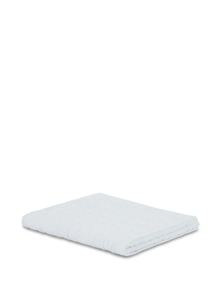  Philipp Plein Serviette De Bain à Motif Hexagonal - Blanc 