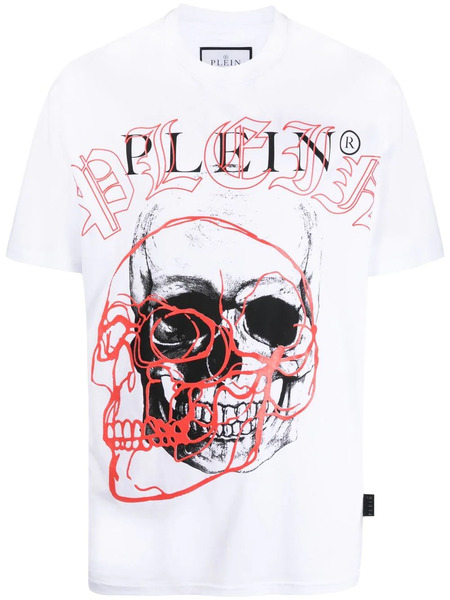  Philipp Plein T-shirt à Encolure Ronde - Blanc 