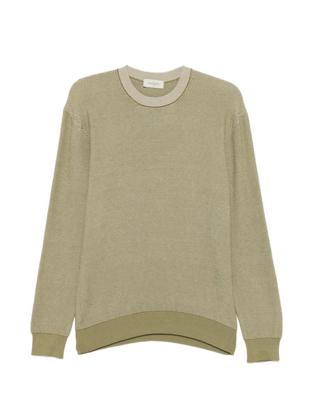  Piacenza Cashmere Pull à Col Rond - Vert 