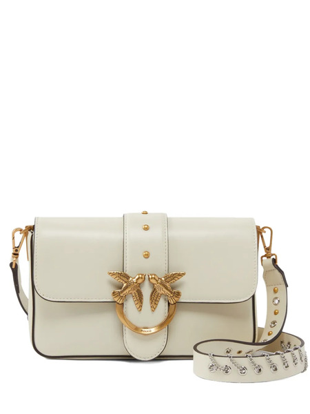  Pinko Mini Sac à Bandoulière Love - Blanc 
