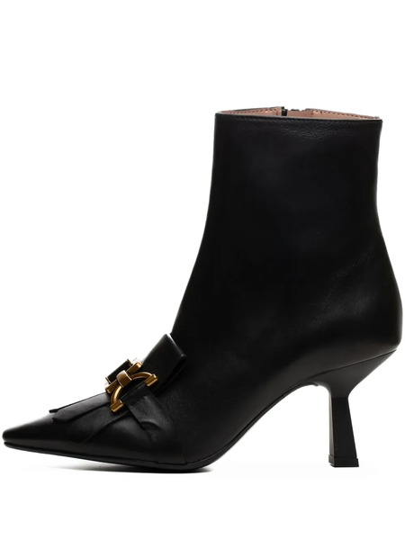 Poche Paris Bottines à Franges - Noir 