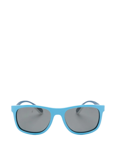  Polaroid Printed Square-frame Sunglasses - Bleu 