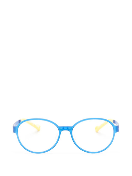  Polaroid Round-frame Glasses - Bleu 