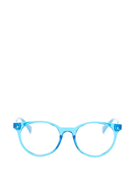  Polaroid Round-frame Glasses - Bleu 
