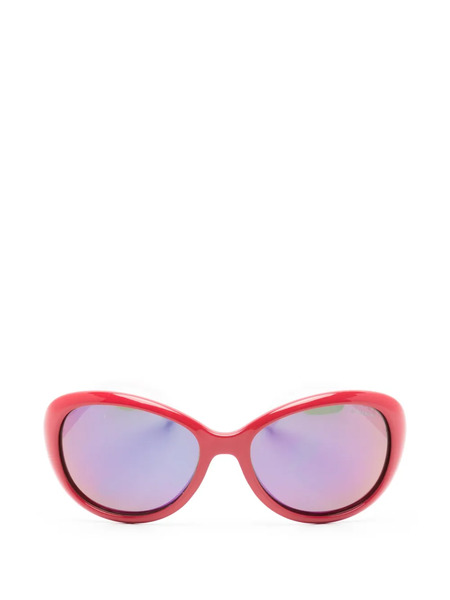  Polaroid Round-frame Sunglasses - Rouge 