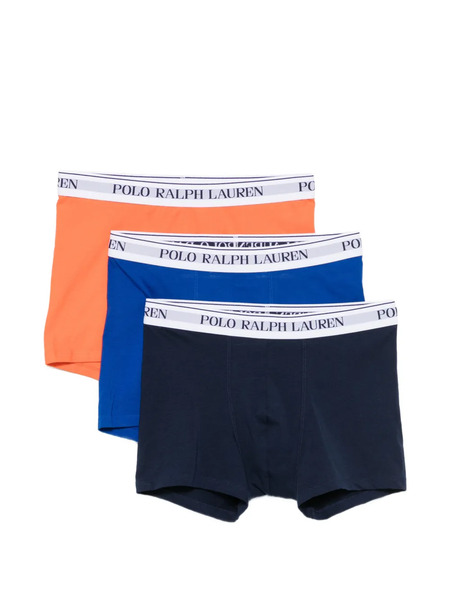  Polo Ralph Lauren Logo-waistband Boxers Set Of Three - Orange 
