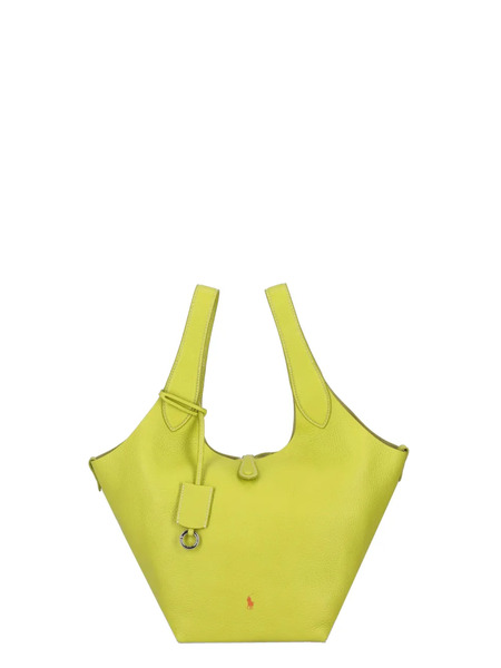  Polo Ralph Lauren Play Leather Tote Bag - Vert 