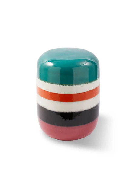  Polspotten Table Basse Striped Pill - Vert 