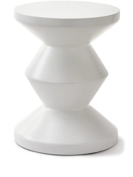  Polspotten Tabouret Outdoor Zig Zag (46 Cm X 35,5 Cm) - Blanc 