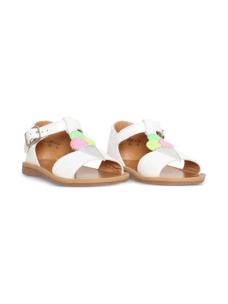  Pom D'api Sandales En Cuir - Blanc 