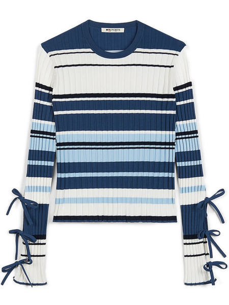  Ports 1961 Pull à Rayures - Bleu 