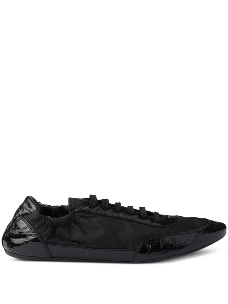  Prada Baskets Collapse Re-nylon - Noir 