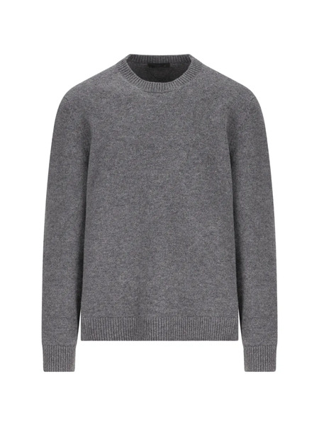  Prada Elbow-patch Wool Sweater - Gris 