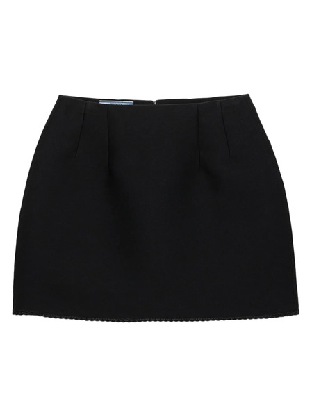  Prada Minijupe à Détails De Laçage - Noir 
