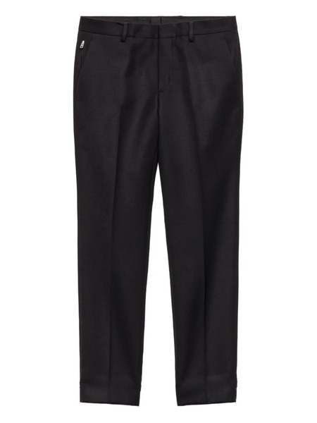 Prada Pantalon à Logo Triangulaire - Noir 