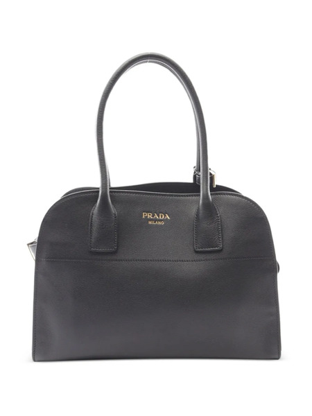  Prada Pre-owned Sac Cabas Soft Glain - Noir 