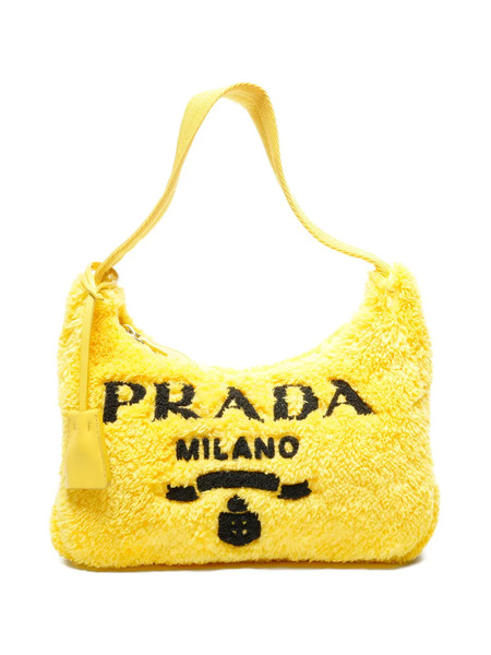  Prada Pre-owned Sac Porté épaule Spugna Terry (2022) - Jaune 