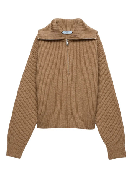  Prada Pull En Cachemire - Marron 
